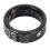 Schwarzer Smart-Ring 20mAh IP68 Touchscreen Fitness-Tracker 16