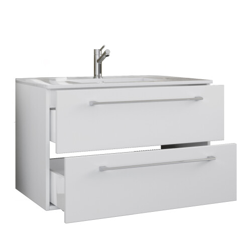 (Matt, Single Basin) 2-part washbasin washbasin Badinos 2 1