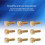 50 Copper Knurled Thumb Screws Round Head 15