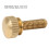 50 Copper Knurled Thumb Screws Round Head 4