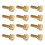 50 Copper Knurled Thumb Screws Round Head 12