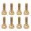 50 Copper Knurled Thumb Screws Round Head 1