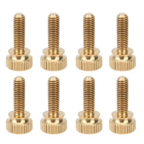 50 Copper Knurled Thumb Screws Round Head