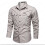Men's Tactical Long Sleeve Shirt Beige Size L 2