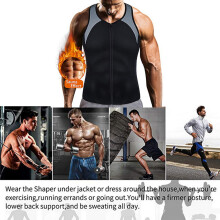Men Sauna Sweat Vest Tank Top for Fitness & Fat Burning Waist Trainer