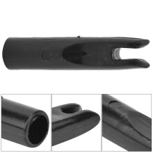 50 pcs 6mm Black Plastic Arrow Nocks for Outdoor Hunting Archery Accessories