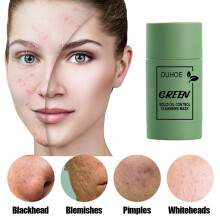 Green Tea Eggplant Purifying Clay Stick 40g Oil Control Face Mask