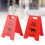 6er-Pack Katzen-Vomit-Schild - Plastik, Rot, 10,3 x 7 cm 5