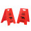 6er-Pack Katzen-Vomit-Schild - Plastik, Rot, 10,3 x 7 cm 15