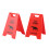 6er-Pack Katzen-Vomit-Schild - Plastik, Rot, 10,3 x 7 cm 16