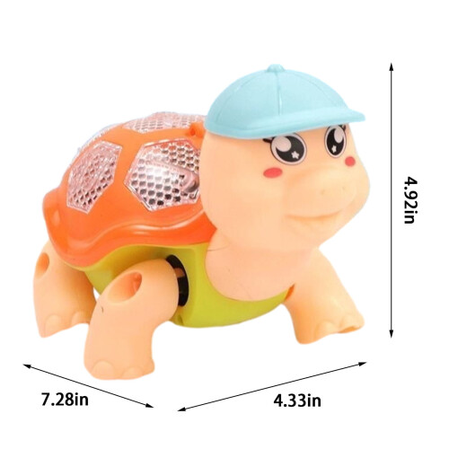 Glowing Music Turtle Toy Interactive Walking Leash 2