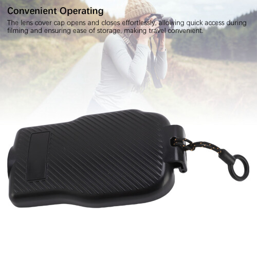 Objektivschutzkappe für Pocket 3-ABS/Schwamm, Schwarz 2
