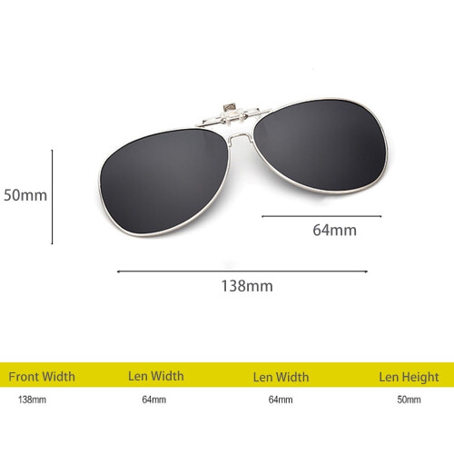Γυαλιά ηλίου BE-TOOL Polarized με κλιπ και πολωμένους φακούς, προστασία UV400, Unisex, πολύχρωμα 1