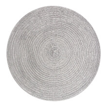 Placemat | Round Heat Insulation Placemat, 30Cm Knitted Cotton Table Mat, Anti-Slip Dinner Pad for Kitchen Dining, Decorative, Washable G