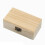 Plain Wooden Square Storage Boxes with Hinged Lid Decorative Craft Keepsake Wedding Gift Box, S 1PC 8