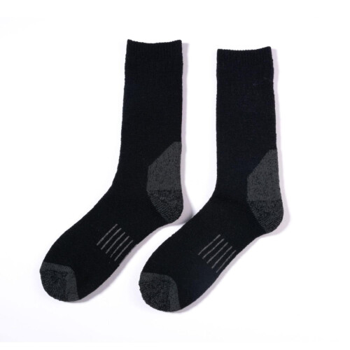 Men's Wool Socks Thermal Moisture-Wicking One Size 2