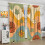 Retro Floral Curtains Boho Daisy Print 63" W x 63" L 4