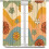 Retro Floral Curtains Boho Daisy Print 63" W x 63" L 7