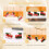 Kerst houten trein ornamentenset (1 stuk) 3