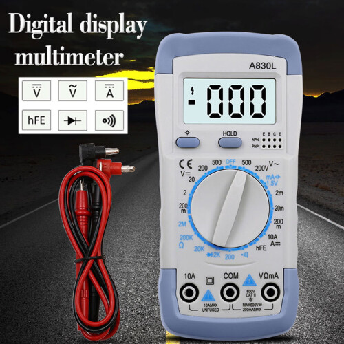 Multimeter Tester, Voltmeter Auto Ranging Ohmmeter Voltages Resistance Continuitys NCV Live Tester 2