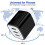 iPhone snabbladdningskabel USB-A till Lightning 90 cm + 3 portar 2