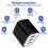 iPhone snabbladdningskabel USB-A till Lightning 90 cm + 3 portar 3