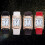 Square Alloy Quartz Wristwatch Unisex White 2