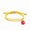 Pulseras de acero inoxidable rojas lisas multicolor 4