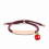 Pulseras de acero inoxidable rojas lisas multicolor 5