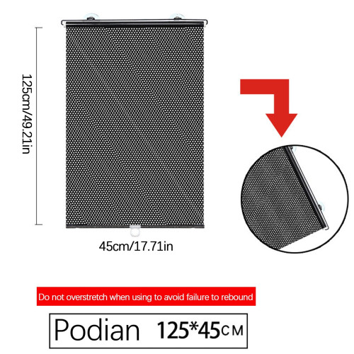Car Retractable Windshield Sun Shade Curtain Auto Retractable Front Windshield Window Sunshade for Trucks,Car,Home 1
