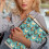 Zipper Pouch Book Cover Polyester Lightweight with Handle 7