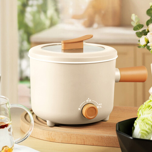 Mini Electric Hot Pot with Ceramic Coating 1-Pot 1