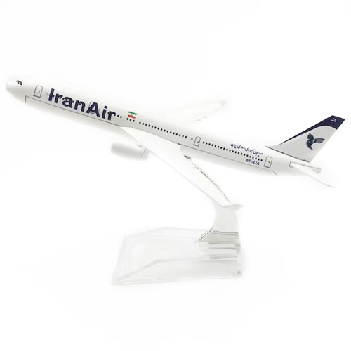 1: 400A330Iran Air Fly Model Simulering Flymodell Flymodell Flymodellsett for samling og gave 1