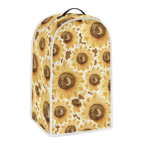 Sunflower Pattern Dustproof 15.94"H x 9.45"L x 7.28"W Kitchen Accessories Durable Multifunctional Protective Case for Kitchen Use 1
