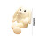 Rabbit Plush Toy with Extendable Ears 24In to 60In White 3