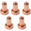 5pcs Plasma Cutting Diffuser 9-8210 Nozzles Torch Copper For SL60- 3