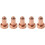 5pcs Plasma Cutting Diffuser 9-8210 Nozzles Torch Copper For SL60- 5