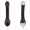 NICEXMAS Lucchetti per genitori Marrone 12 pezzi 7,9X2,0X0,4 pollici 3