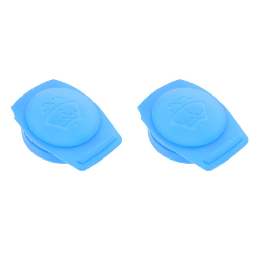 2pcs Windshield Wiper Fluid Cap Windshield Washer Fluid Reservoir Cap Vehicle Windshield Washer Cap 2