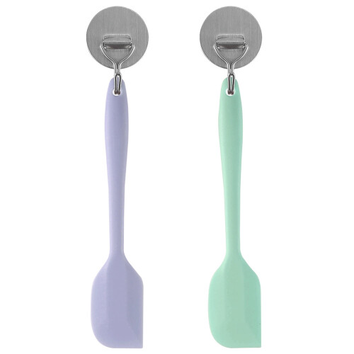 Scrapers Pan Scraper Silicone Rubber Pancake Spatula with Handle for Cooking Kitchen Baking Accessories 1