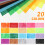 OUNONA Felt Sheets Assorted Colors 20 pcs 7
