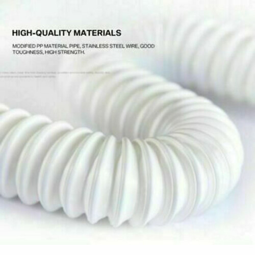 Flexible PLASTIC Basin Sink Waste Pipe Trap 36-80CM Bathroom Kitchen Syphon 2