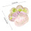 Squishies Fidget Toys Χαριτωμένα νύχια γάτας Taba Squishy Toys Μαλακή σιλικόνη με διαφανές γκλίτερ 3