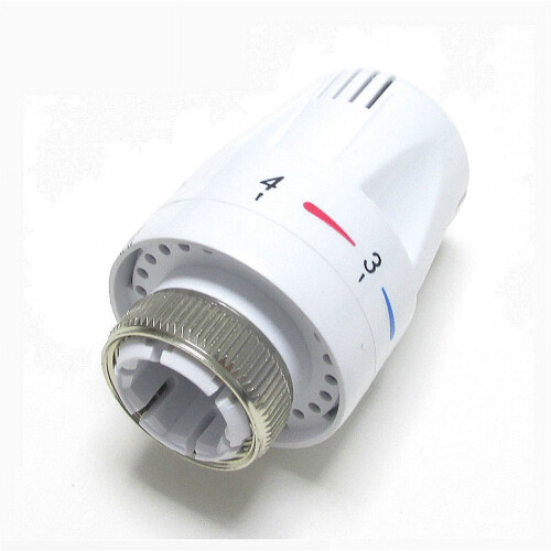 tooloflife DN15B Termostatisk radiatorventil Manuell Koppar Vit Silver 2