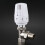 tooloflife DN15B Termostatisk radiatorventil Manuell Koppar Vit Silver 7