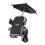 Motorcycle Phone Holder Handlebar Mount Black 3