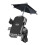 Motorcycle Phone Holder Handlebar Mount Black 4