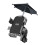 Motorcycle Phone Holder Handlebar Mount Black 5
