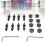 Lautsprecher Spike Pad Kit Eisen stoßfest verstellbar 4