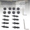 Lautsprecher Spike Pad Kit Eisen stoßfest verstellbar 6